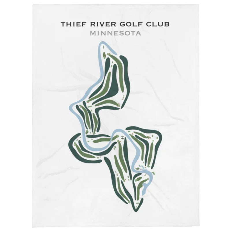 Thief River Golf Club, Minnesota - Printed Golf Courses