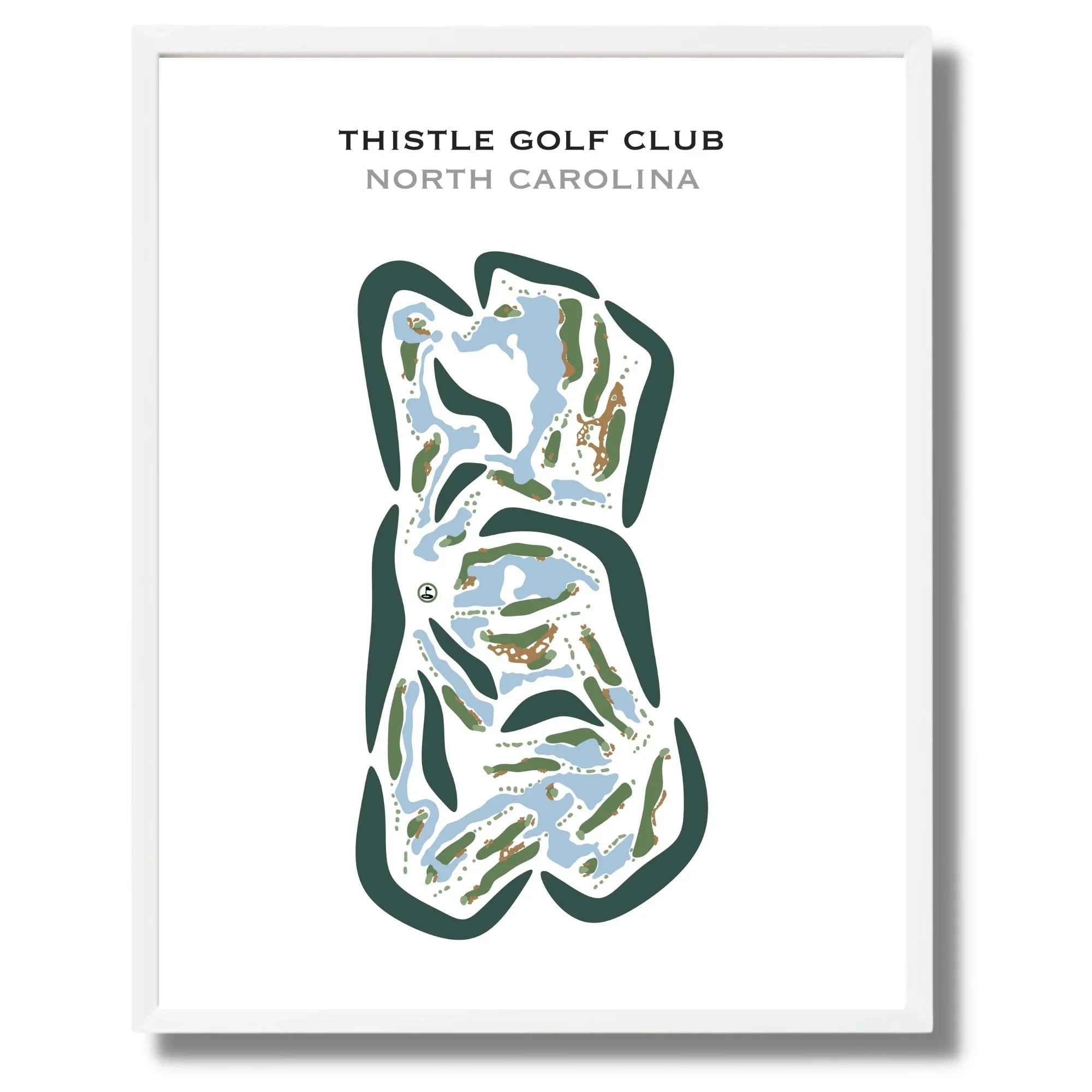 Thistle Golf Club, North Carolina - Printed Golf Courses