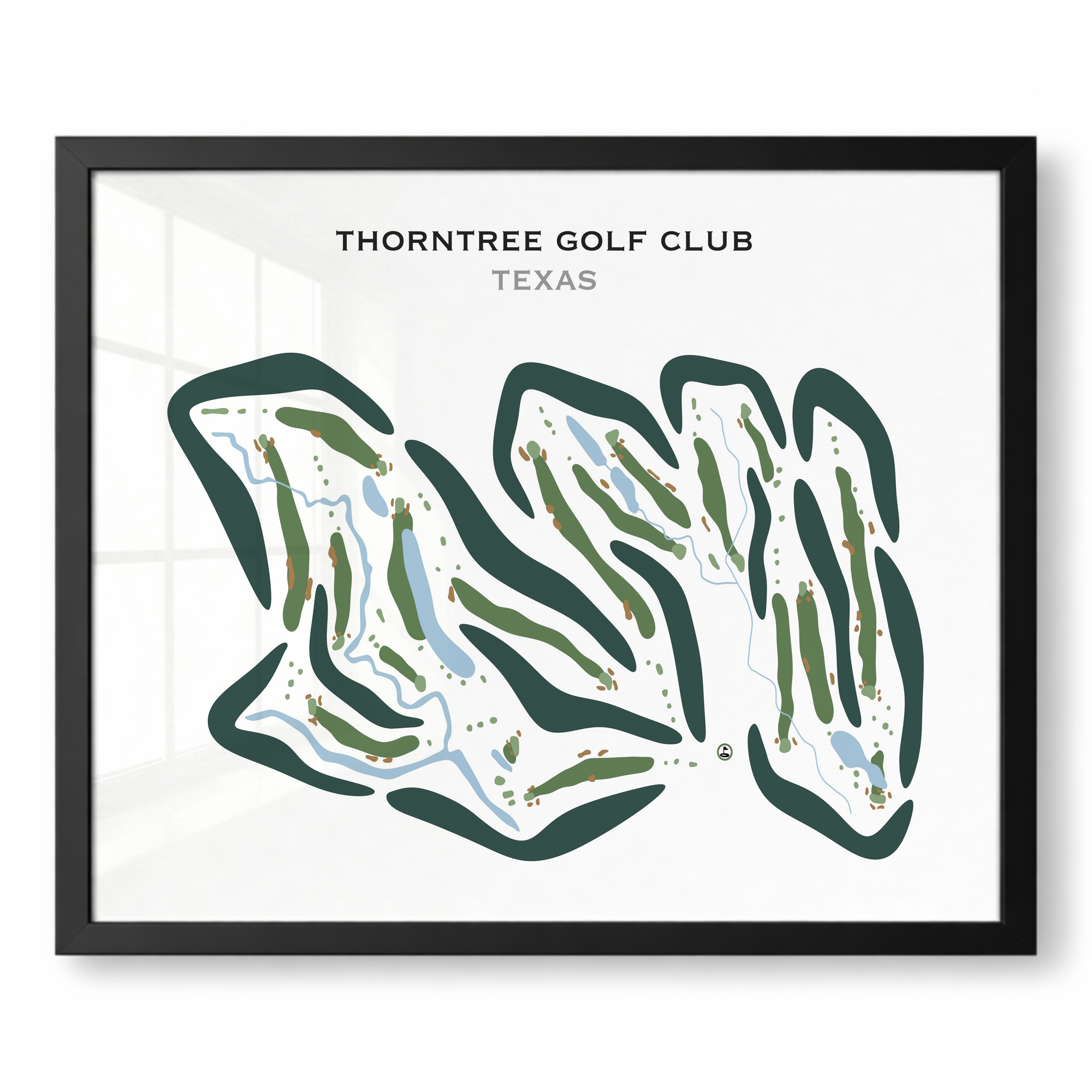 Thorntree Country Club, Texas - Printed Golf Courses