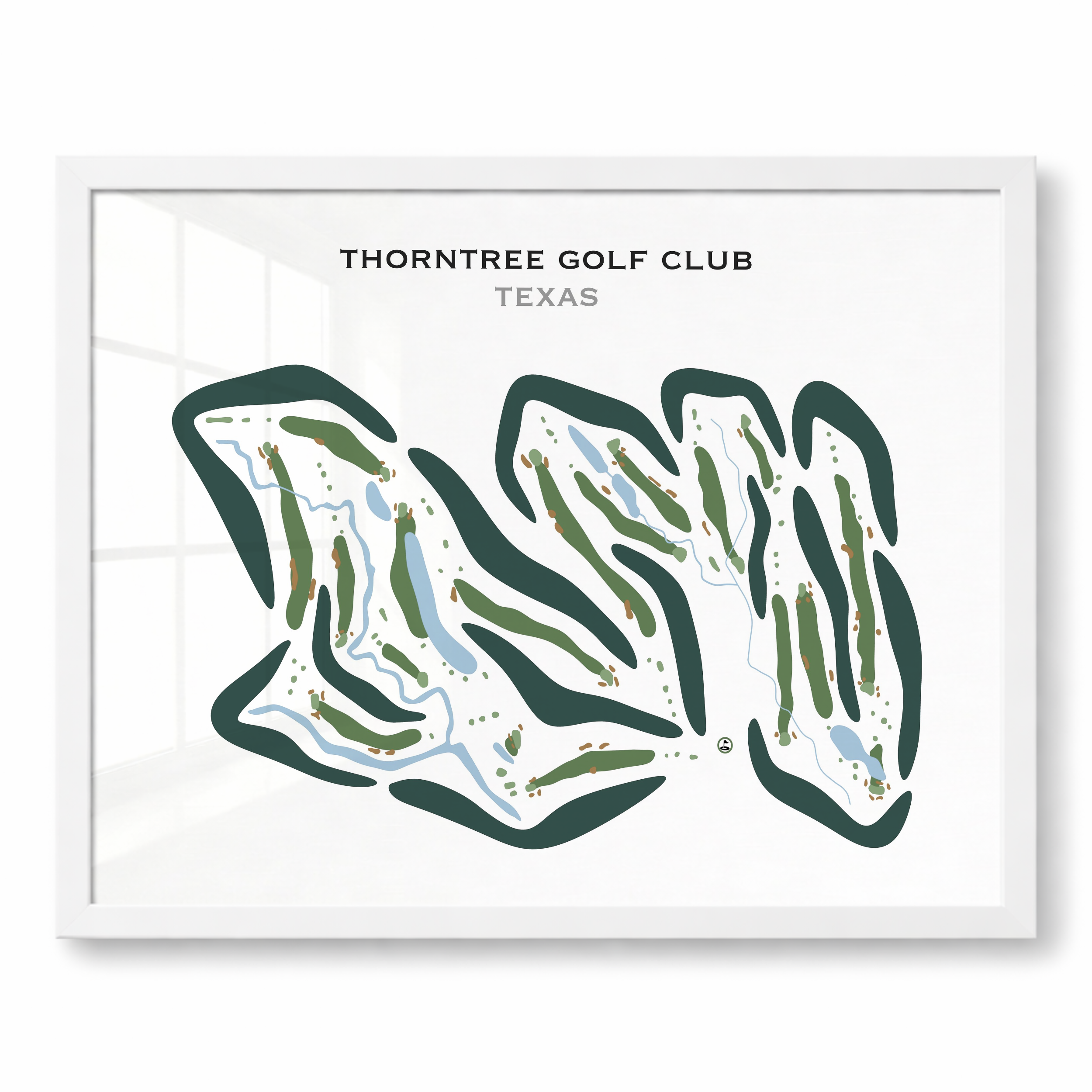 Thorntree Country Club, Texas - Printed Golf Courses