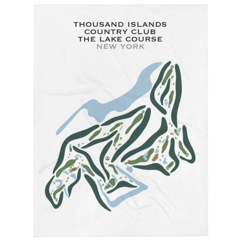 Thousand Island Country Club Lake Course, New York - Printed Golf Courses