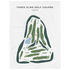 Three Elms Golf Course, Iowa - Printed Golf Courses