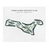 Three Pines Country Club, South Carolina - Printed Golf Courses