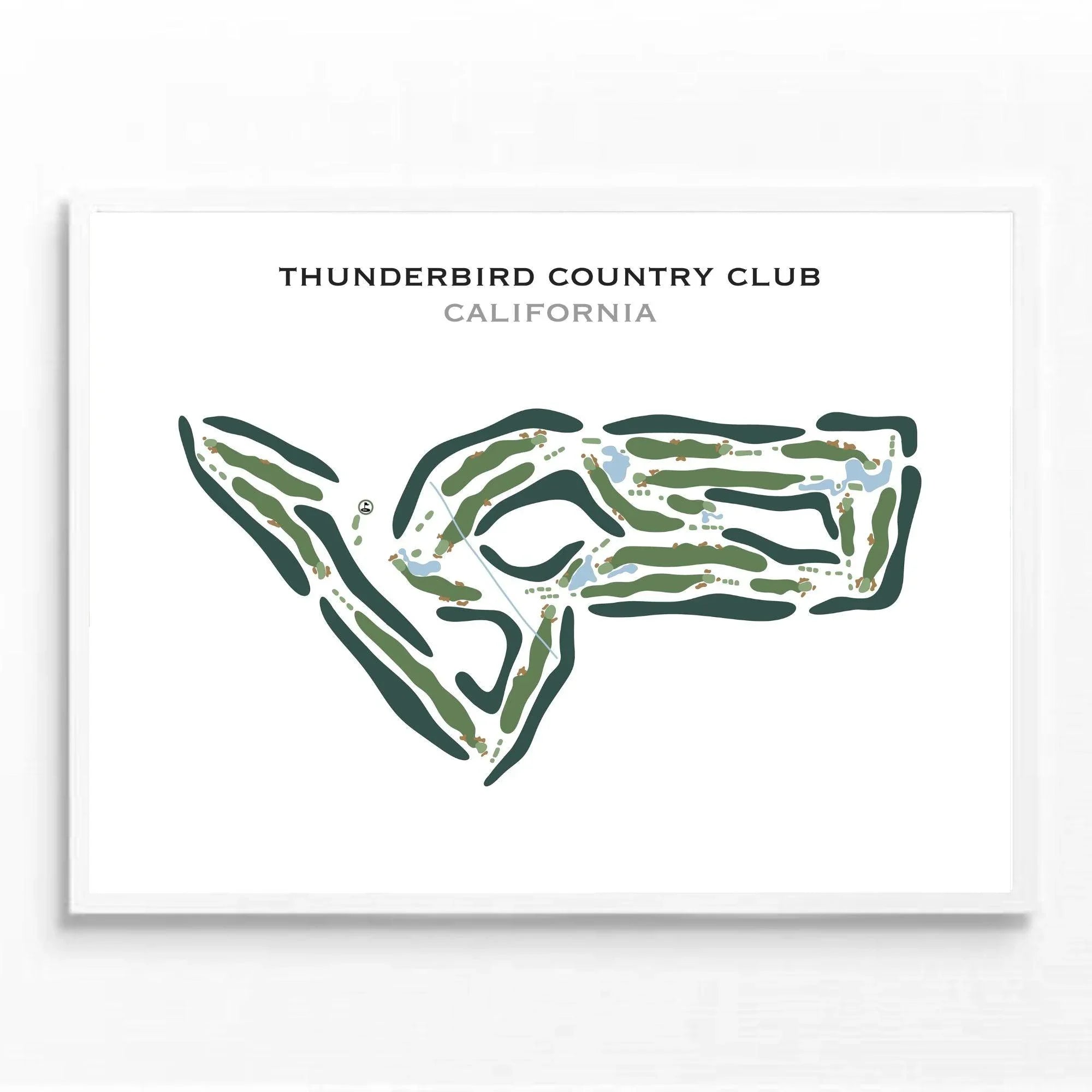 Thunderbird Country Club, California. - Printed Golf Course
