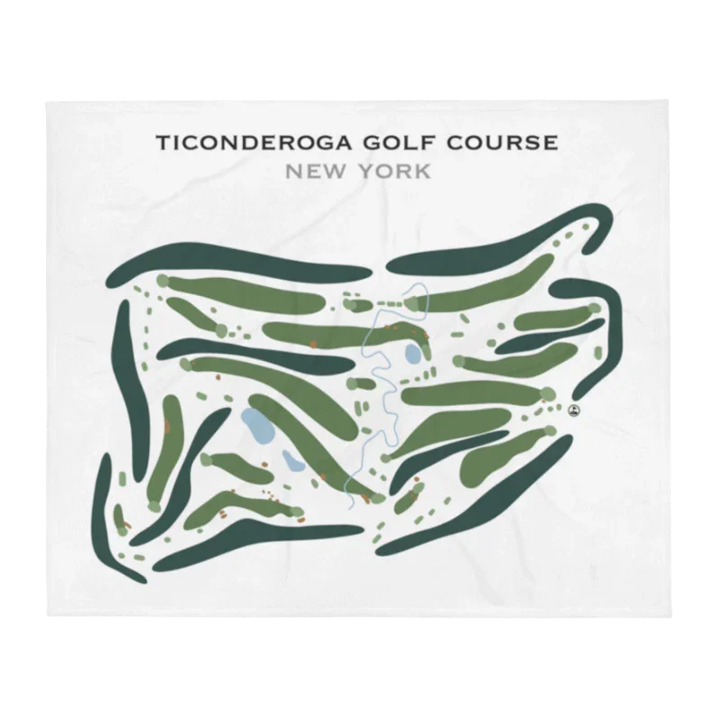 Ticonderoga Golf Course, New York - Printed Golf Course