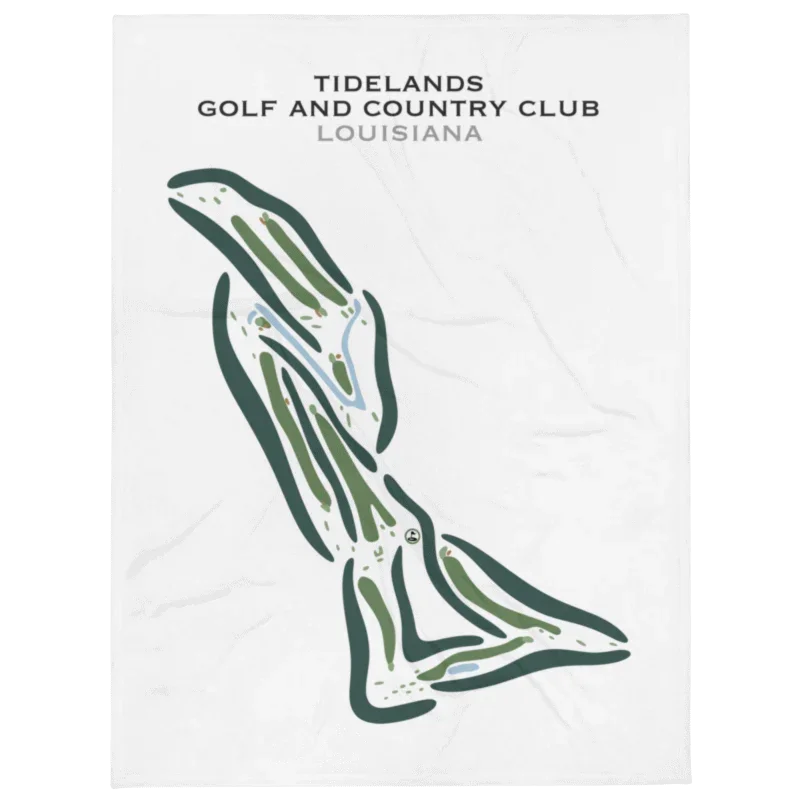 Tidelands Golf and Country Club, Louisiana - Printed Golf Courses