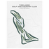 Tidelands Golf and Country Club, Louisiana - Printed Golf Courses