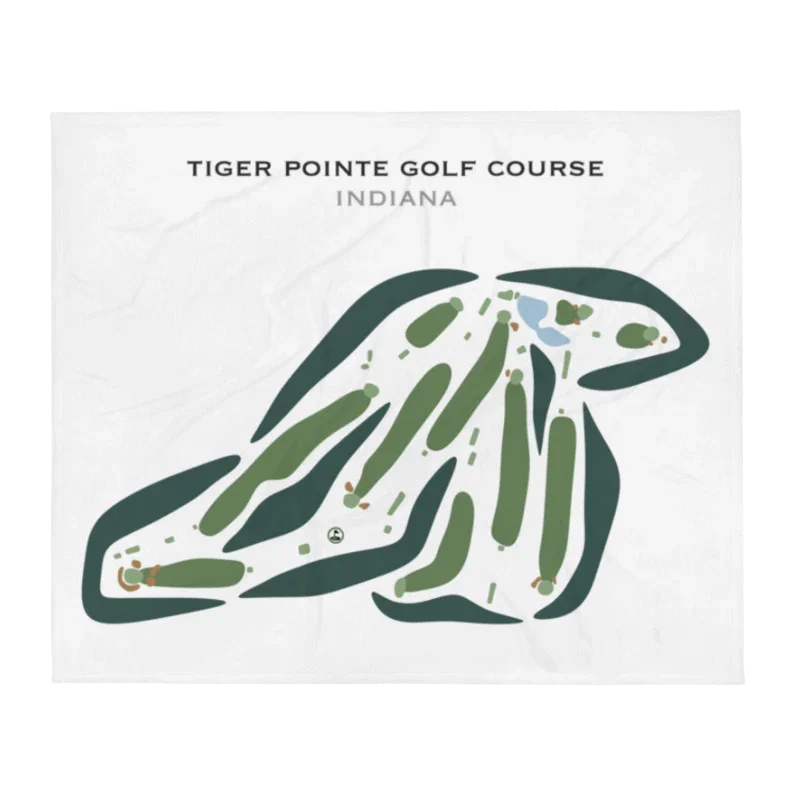 Tiger Pointe Golf Course, Indiana - Printed Golf Courses