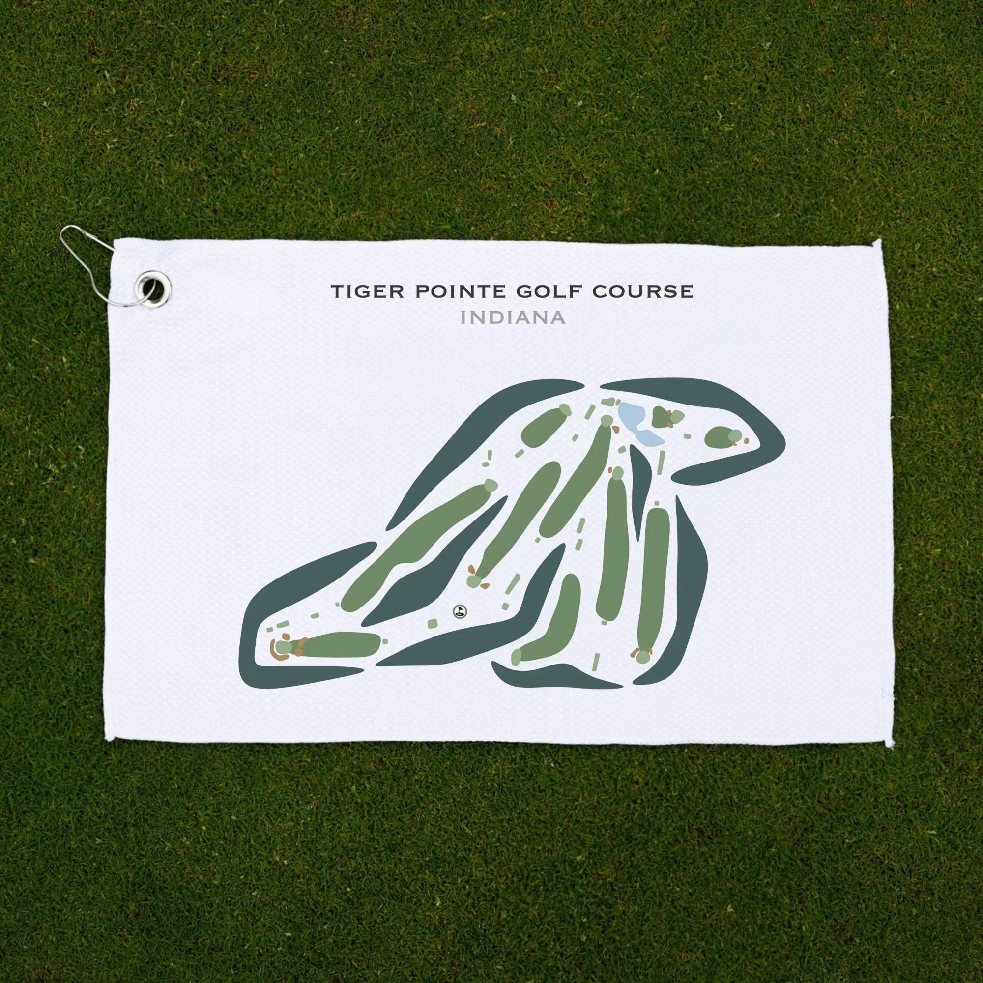 Tiger Pointe Golf Course, Indiana - Printed Golf Courses