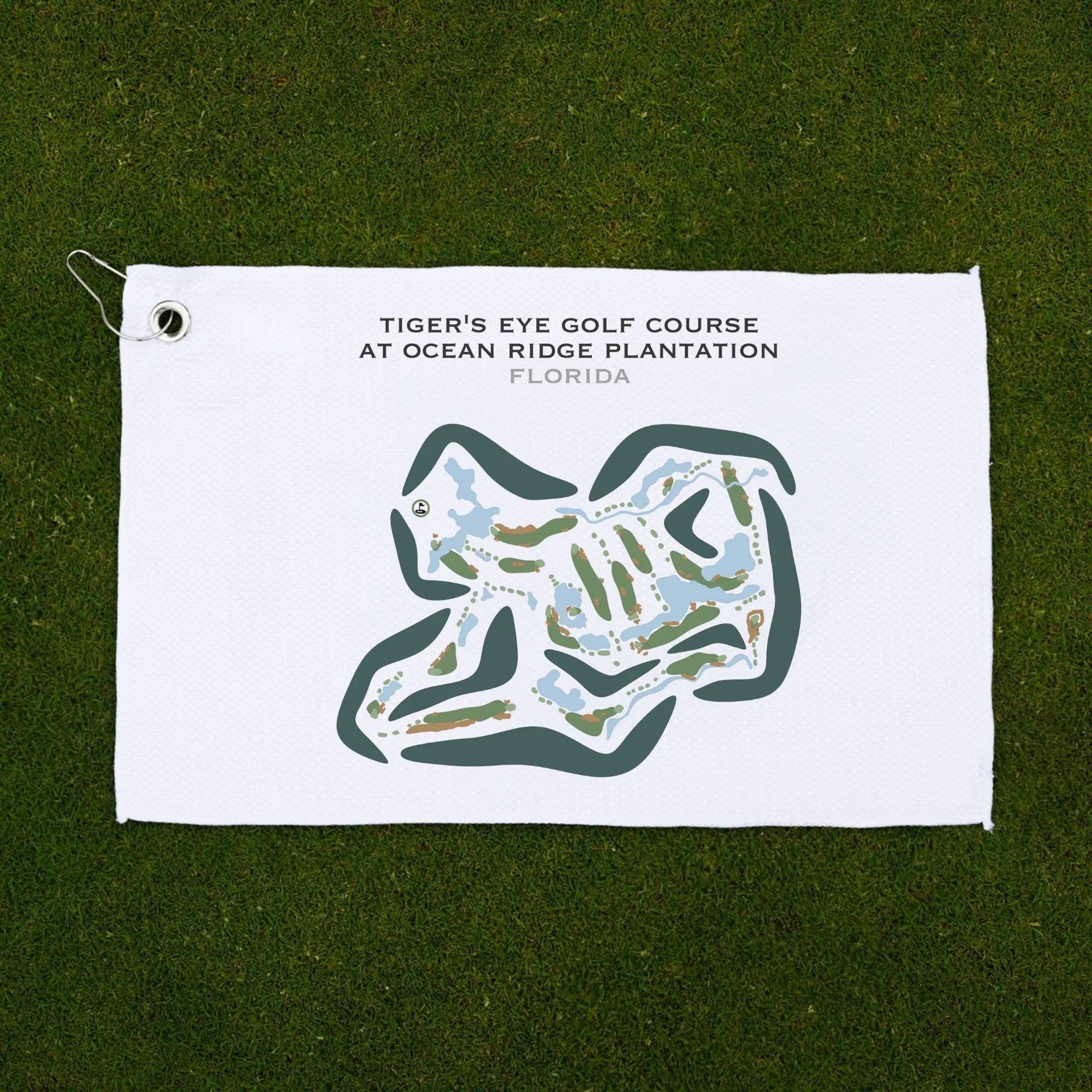 Tiger's Eye Golf Course at Ocean Ridge Plantation, Florida - Printed Golf Courses