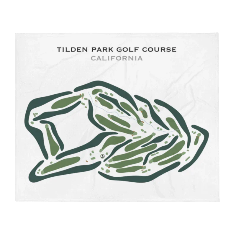 Tilden Park Golf Course, California - Printed Golf Courses
