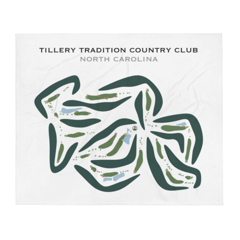 Tillery Tradition Country Club, North Carolina - Printed Golf Courses