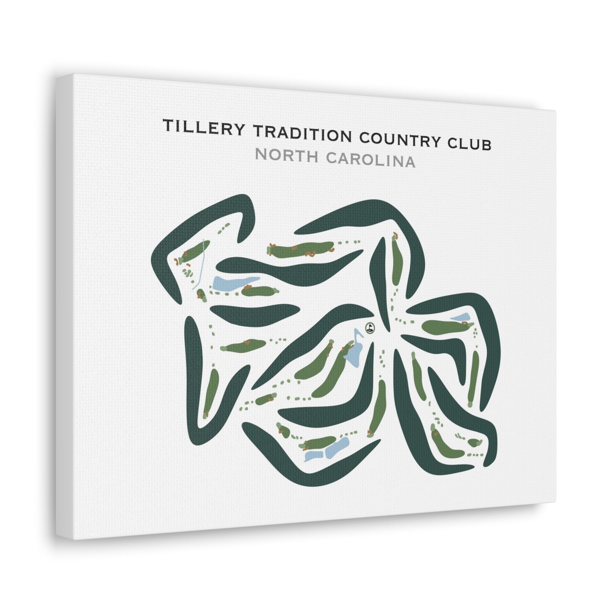 Tillery Tradition Country Club, North Carolina - Printed Golf Courses