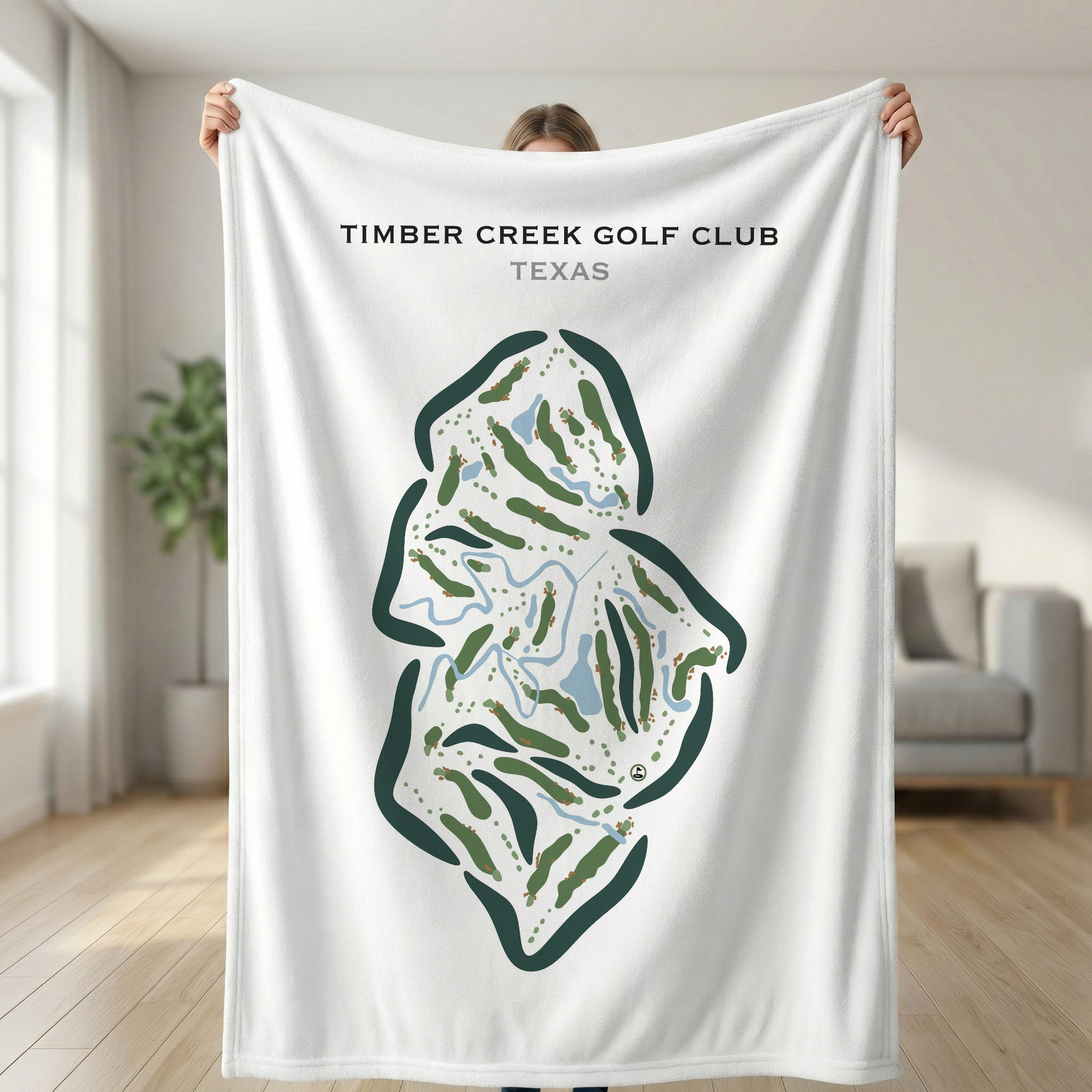 Timber Creek Golf Club, Texas - Printed Golf Course