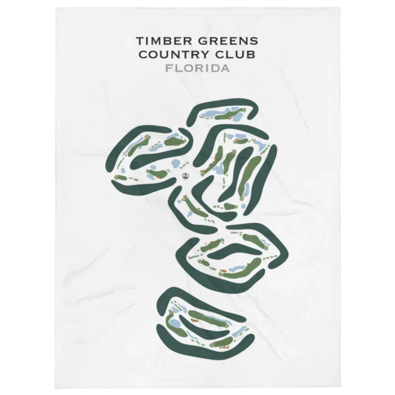 Timber Greens Country Club, Florida - Printed Golf Courses