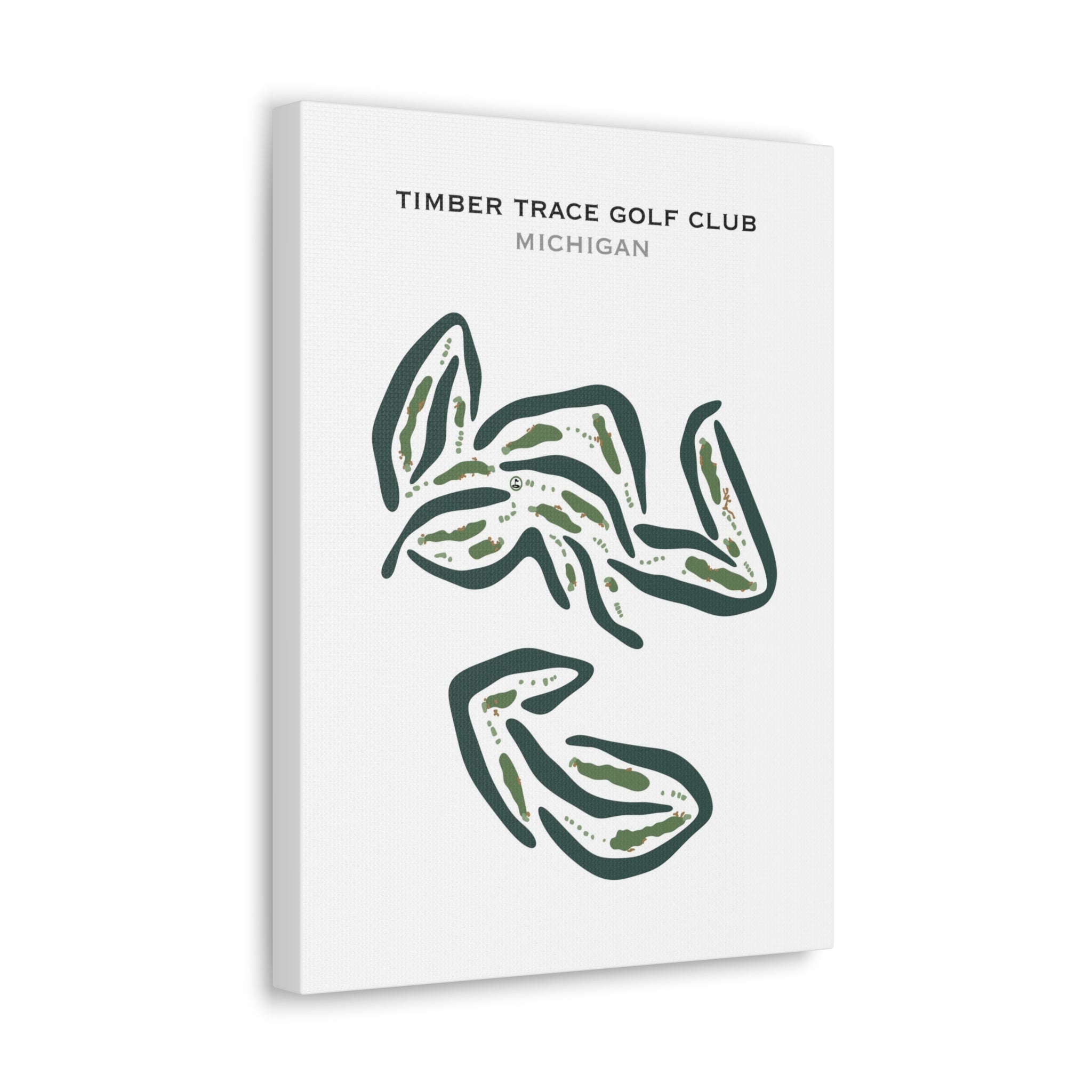 Timber Trace Golf Club, Michigan - Printed Golf Courses