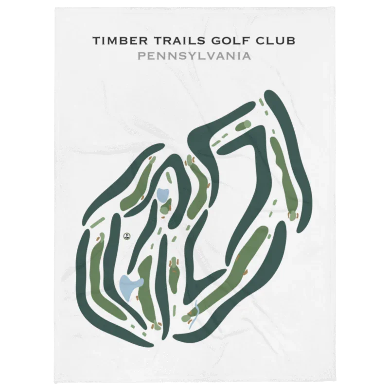 Timber Trails Golf Club, Pennsylvania - Printed Golf Courses
