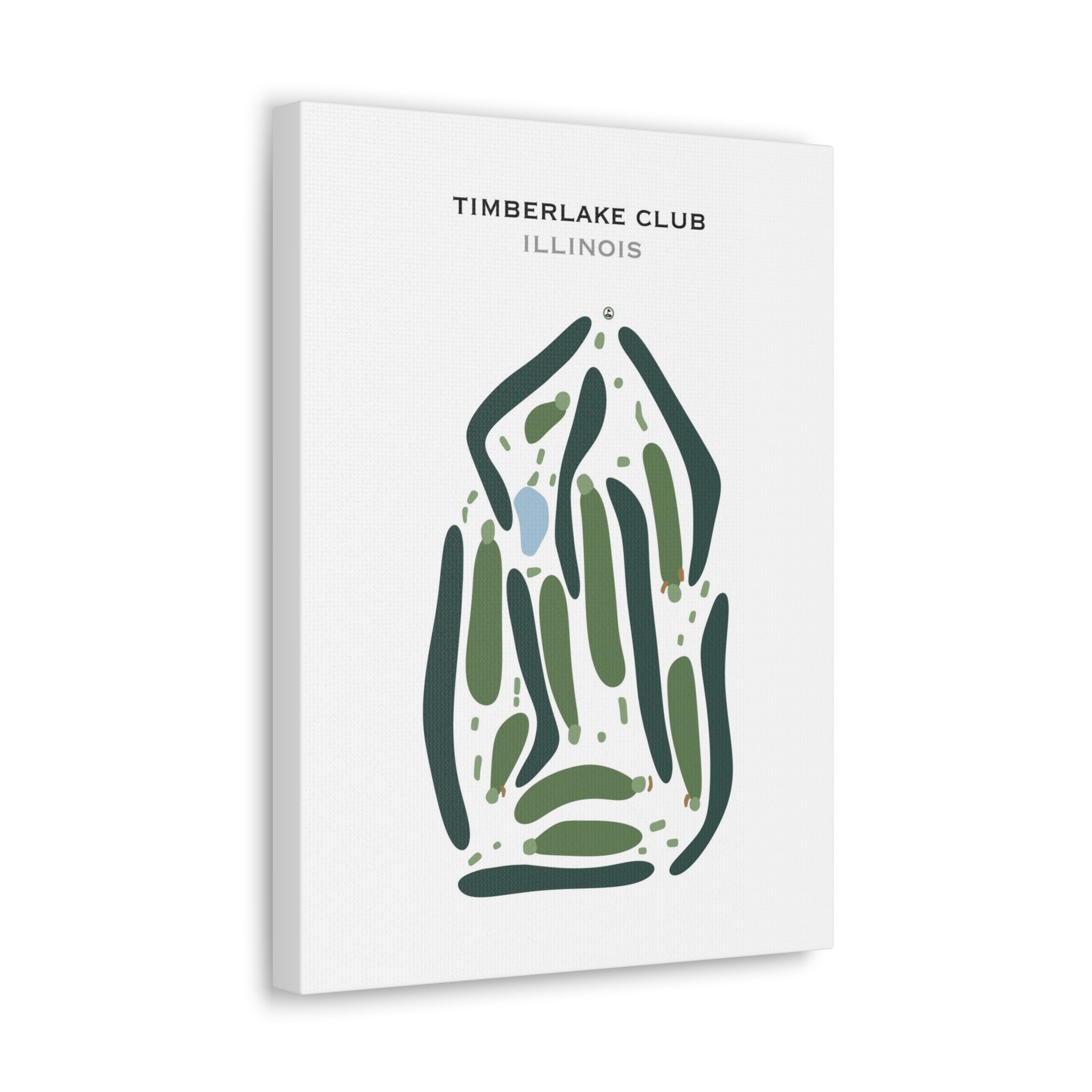 Timberlake Country Club, Illinois - Printed Golf Courses