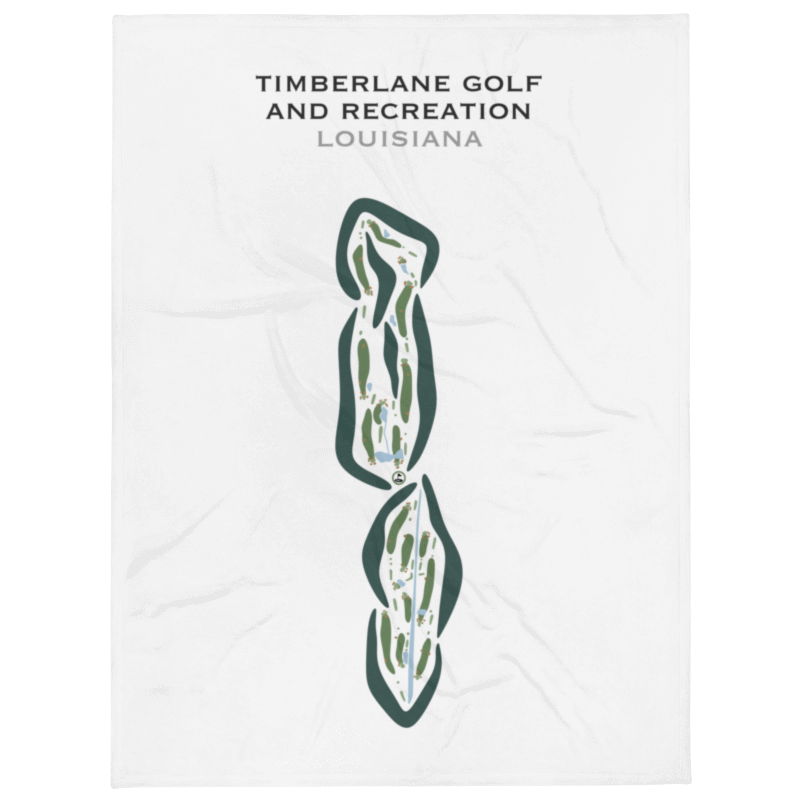 Timberlane Golf & Recreation, Louisiana - Printed Golf Courses