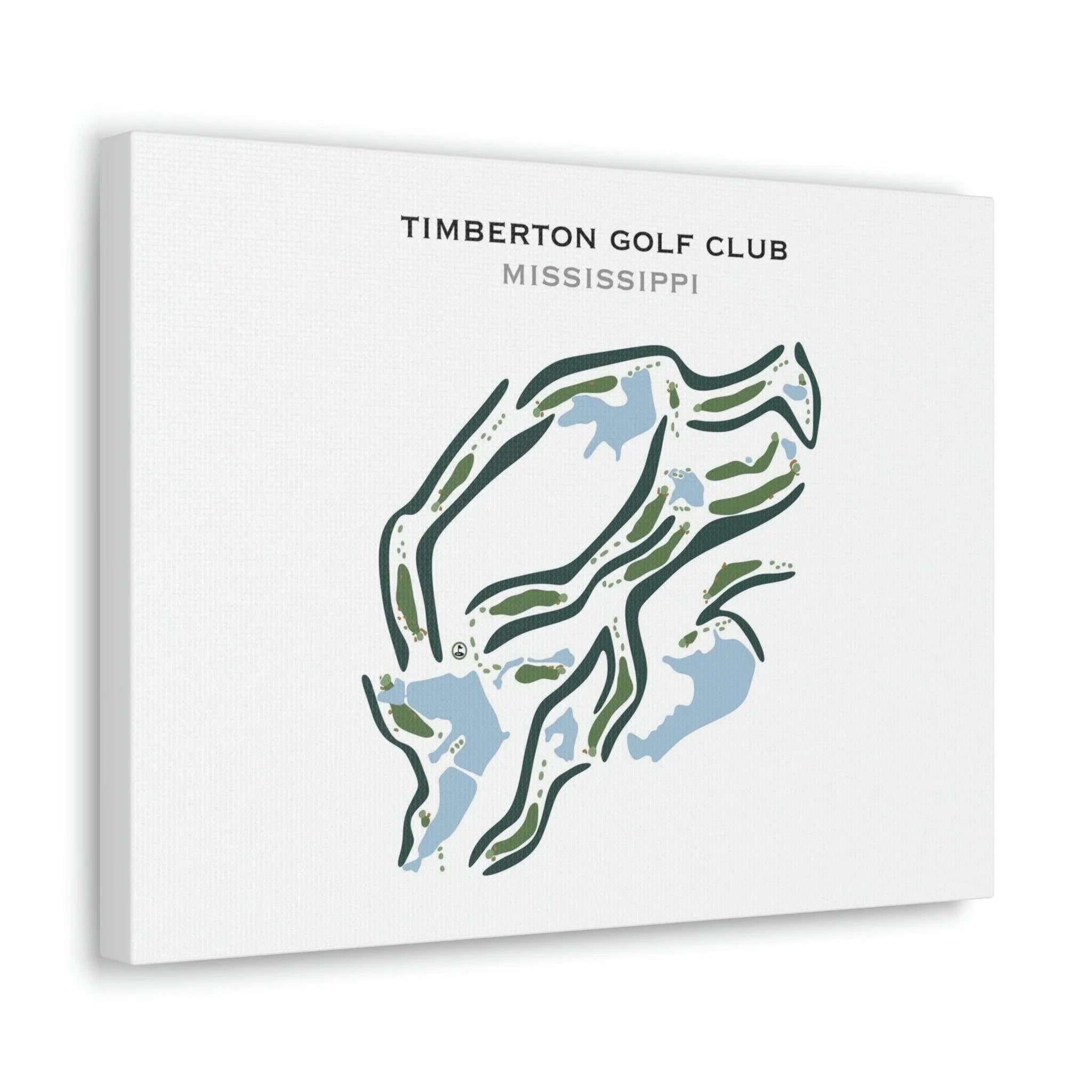 Timberton Golf Club, Mississippi - Printed Golf Courses