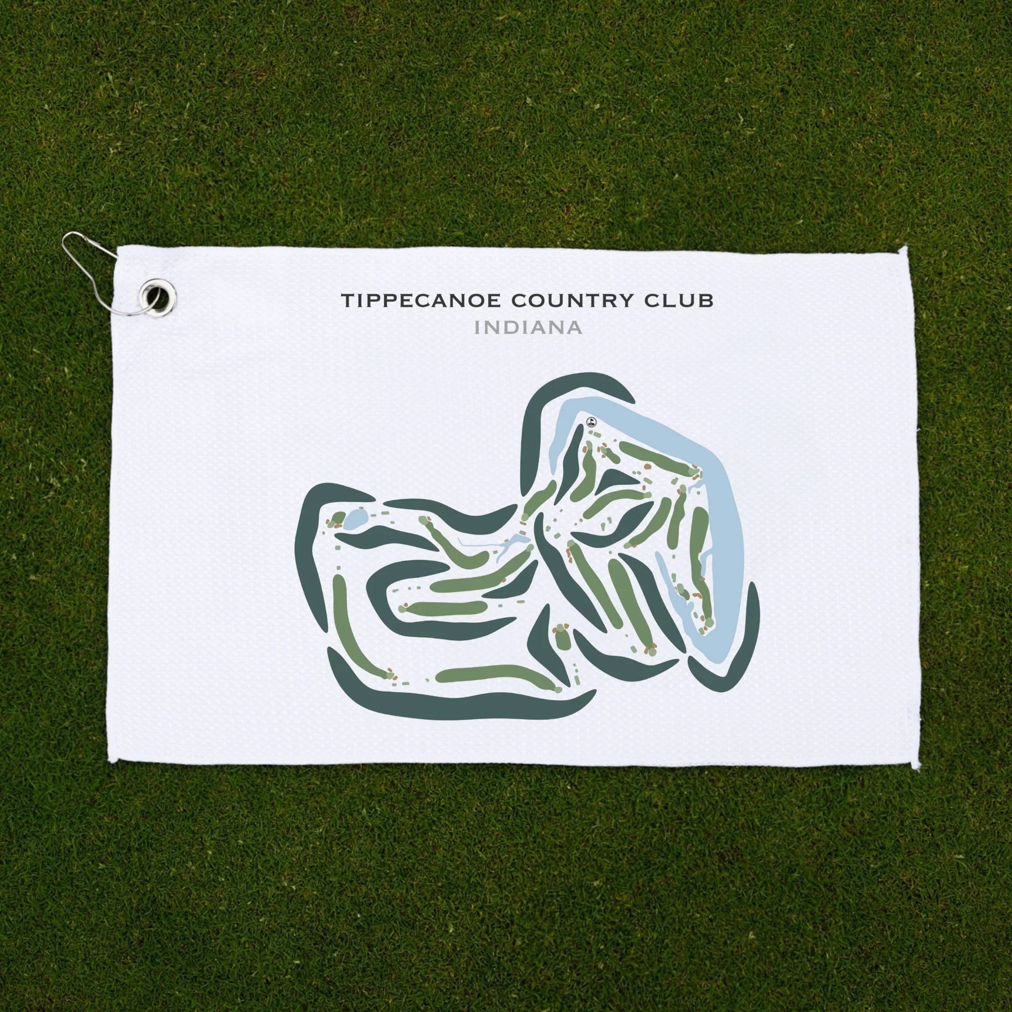 Tippecanoe Country Club, Indiana - Printed Golf Courses