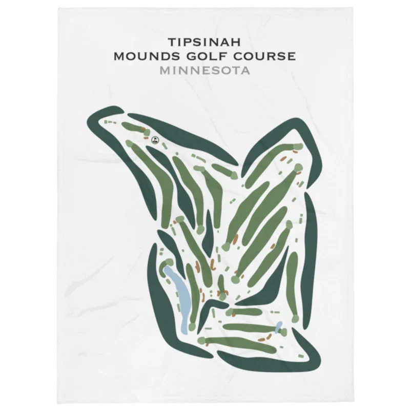 Tipsinah Mounds Golf Course, Minnesota - Printed Golf Courses