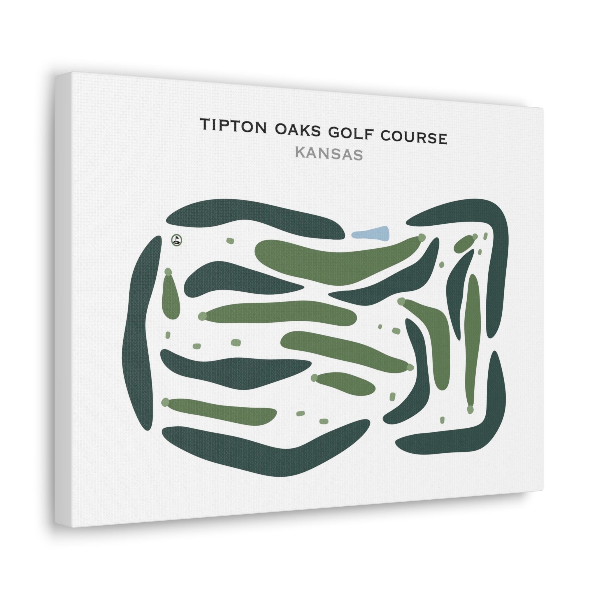 Tipton Oaks Golf Course, Kansas - Printed Golf Courses