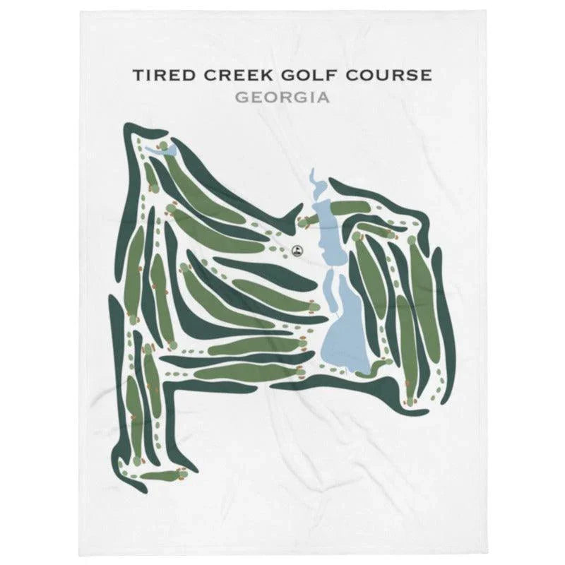 Tired Creek Golf Course, Georgia - Printed Golf Courses