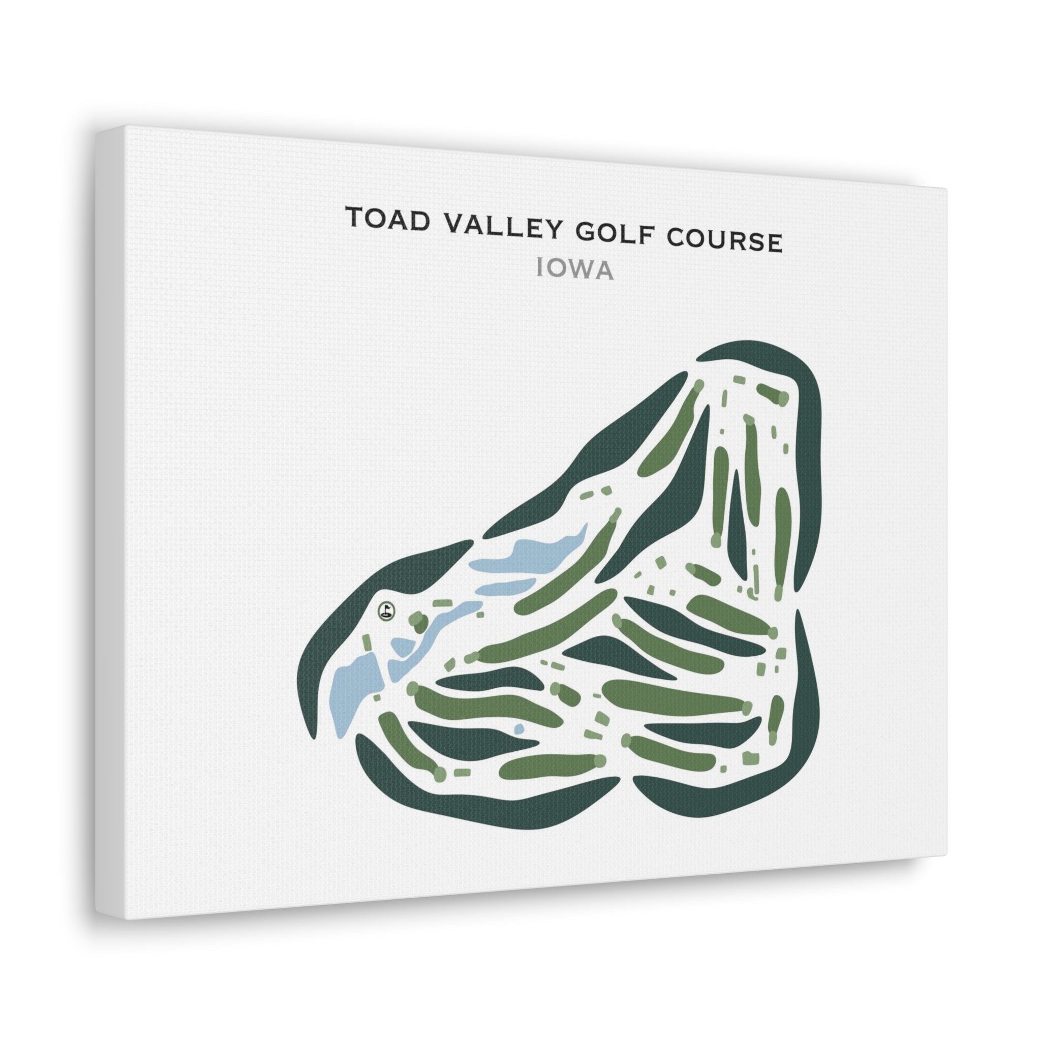 Toad Valley Golf Course, Iowa - Printed Golf Courses