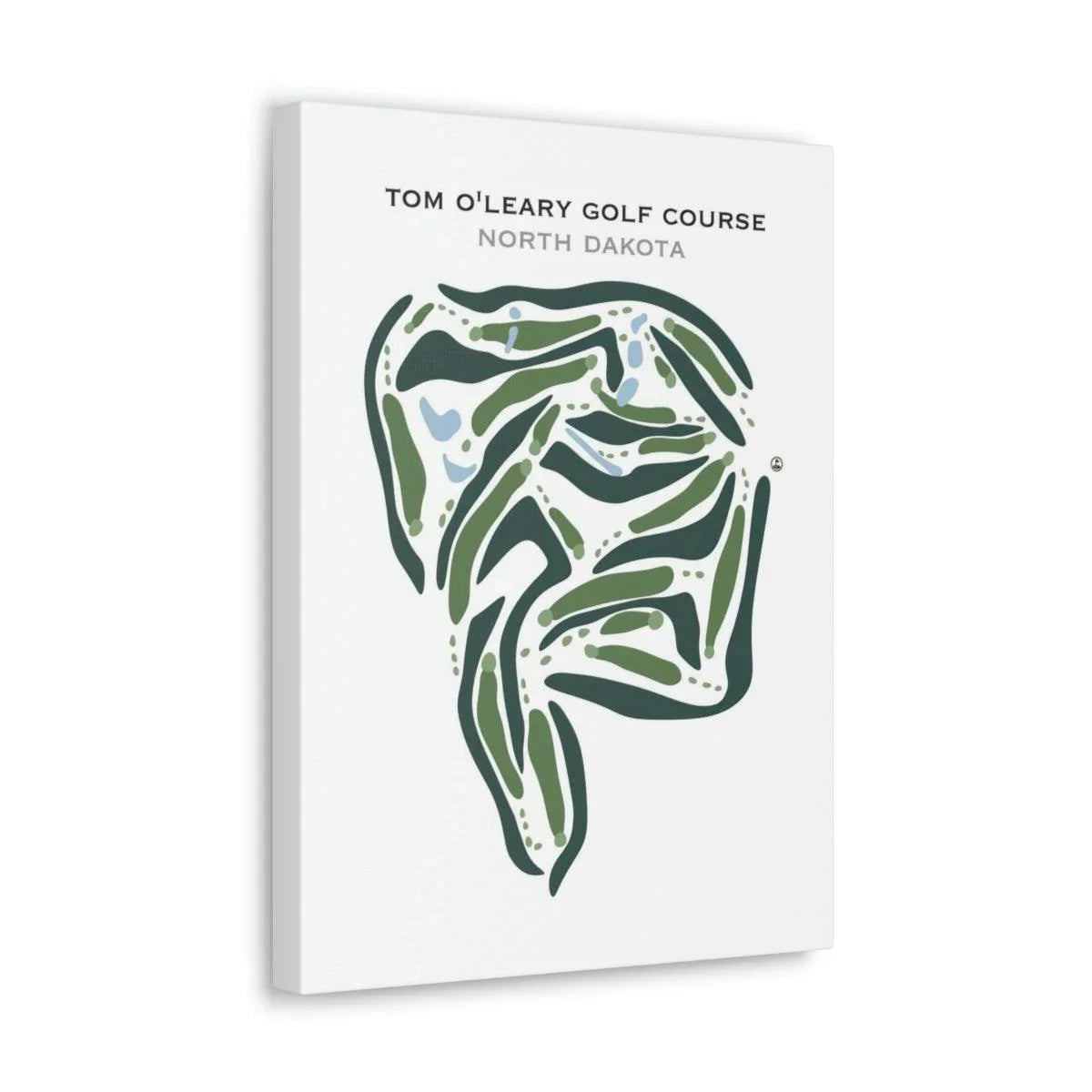 Tom O'Leary Golf Course, North Dakota - Printed Golf Courses