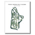 Tomac Woods Golf Course, Michigan - Printed Golf Courses