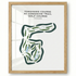 Tomahawk Course at Comanche Trail Golf Course, Texas - Printed Golf Courses