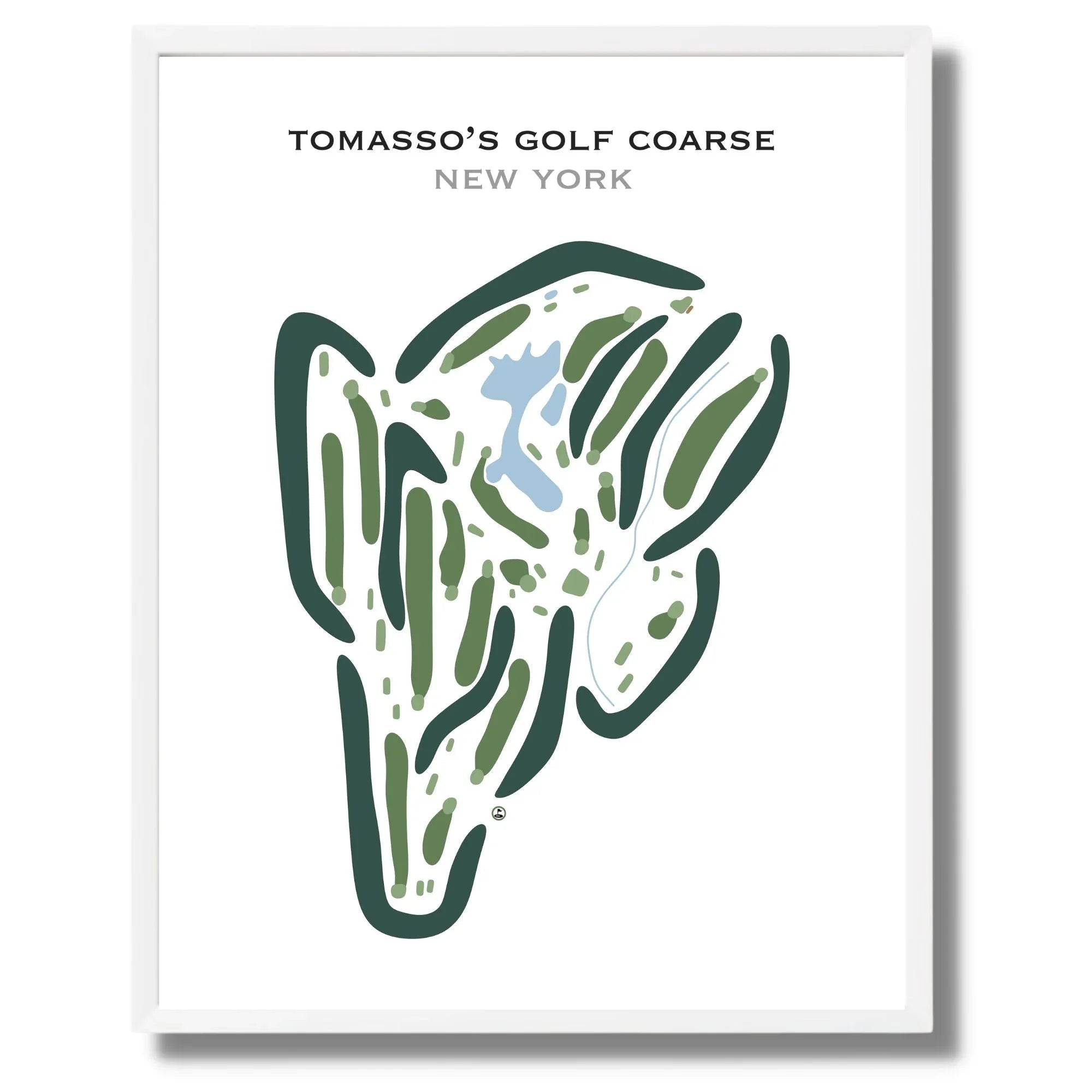 Tomasso's Golf Course, New York - Printed Golf Courses