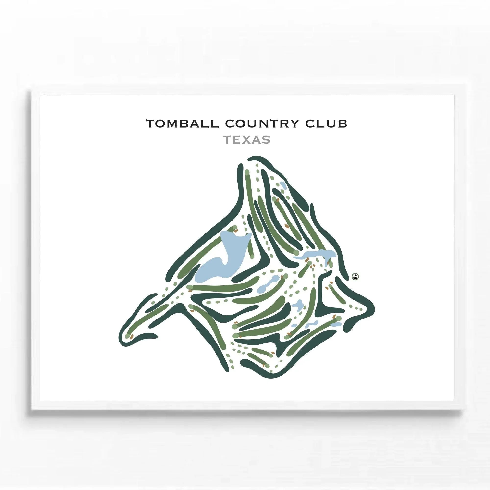 Tomball Country Club, Texas - Printed Golf Courses