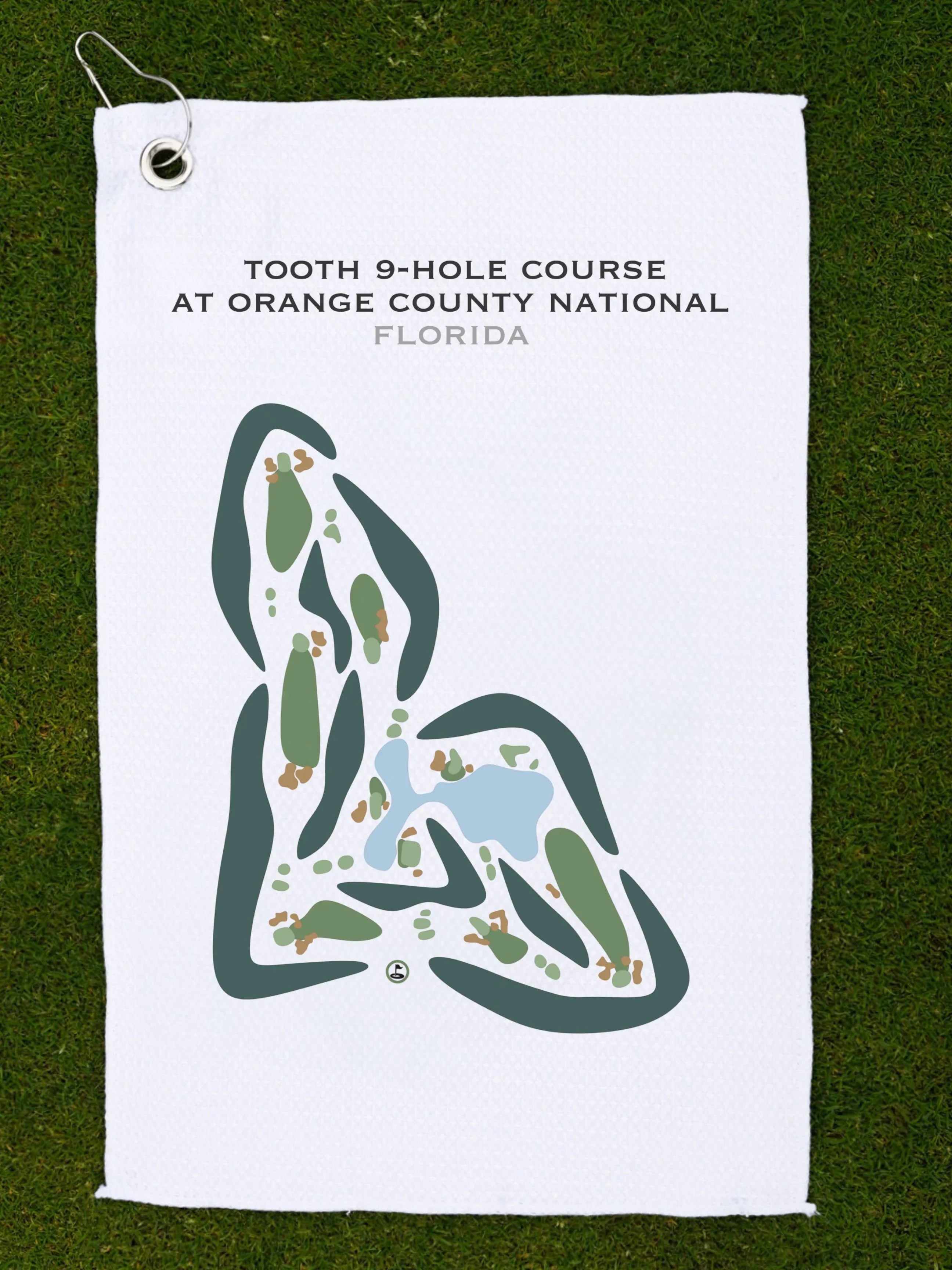 Tooth 9-Hole Course at Orange County National, Florida - Printed Golf Courses