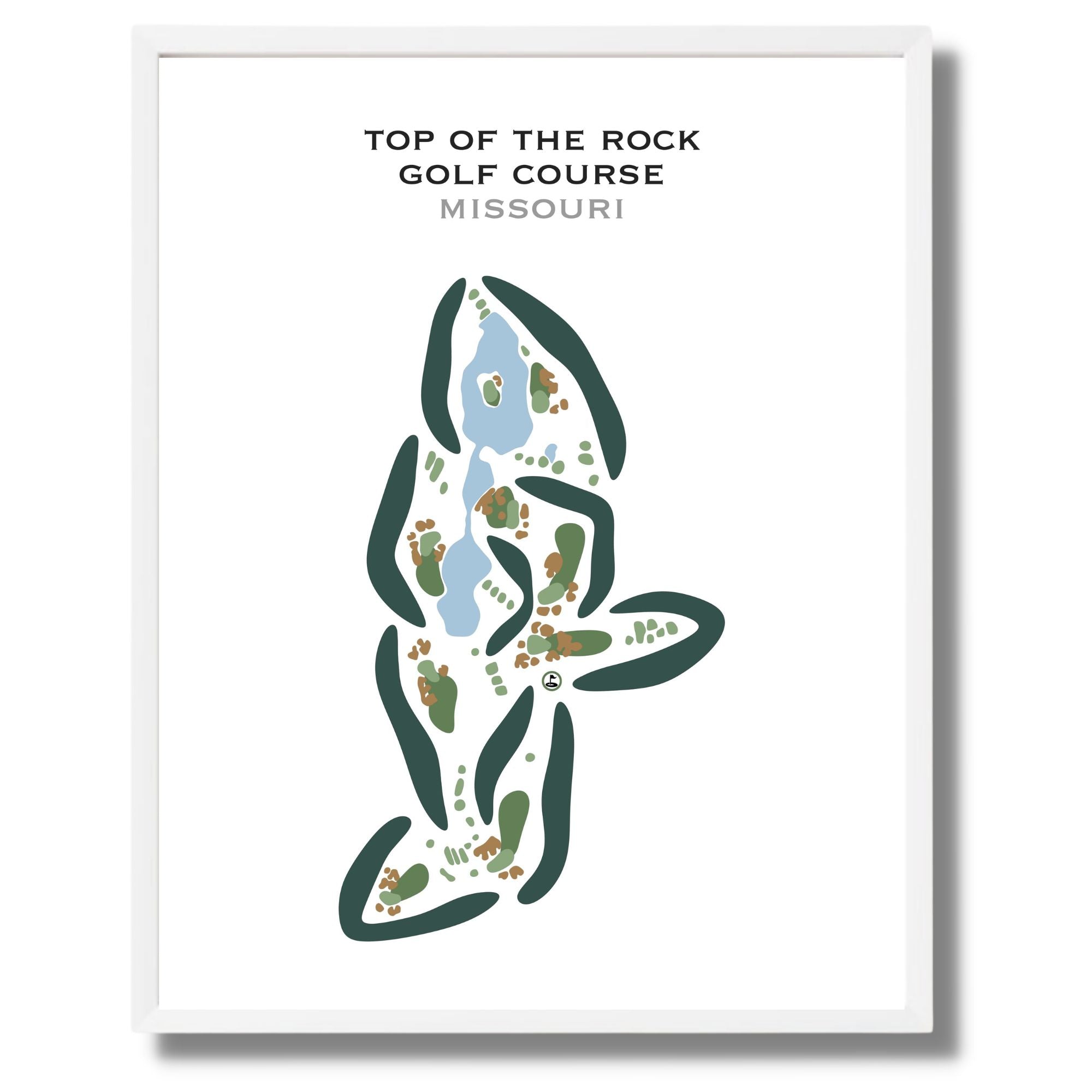 Top of the Rock Golf Course, Missouri - Printed Golf Courses