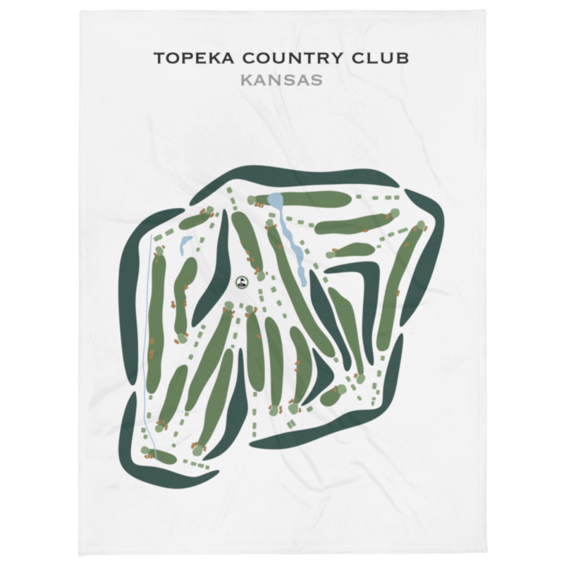 Topeka Country Club, Kansas - Printed Golf Courses