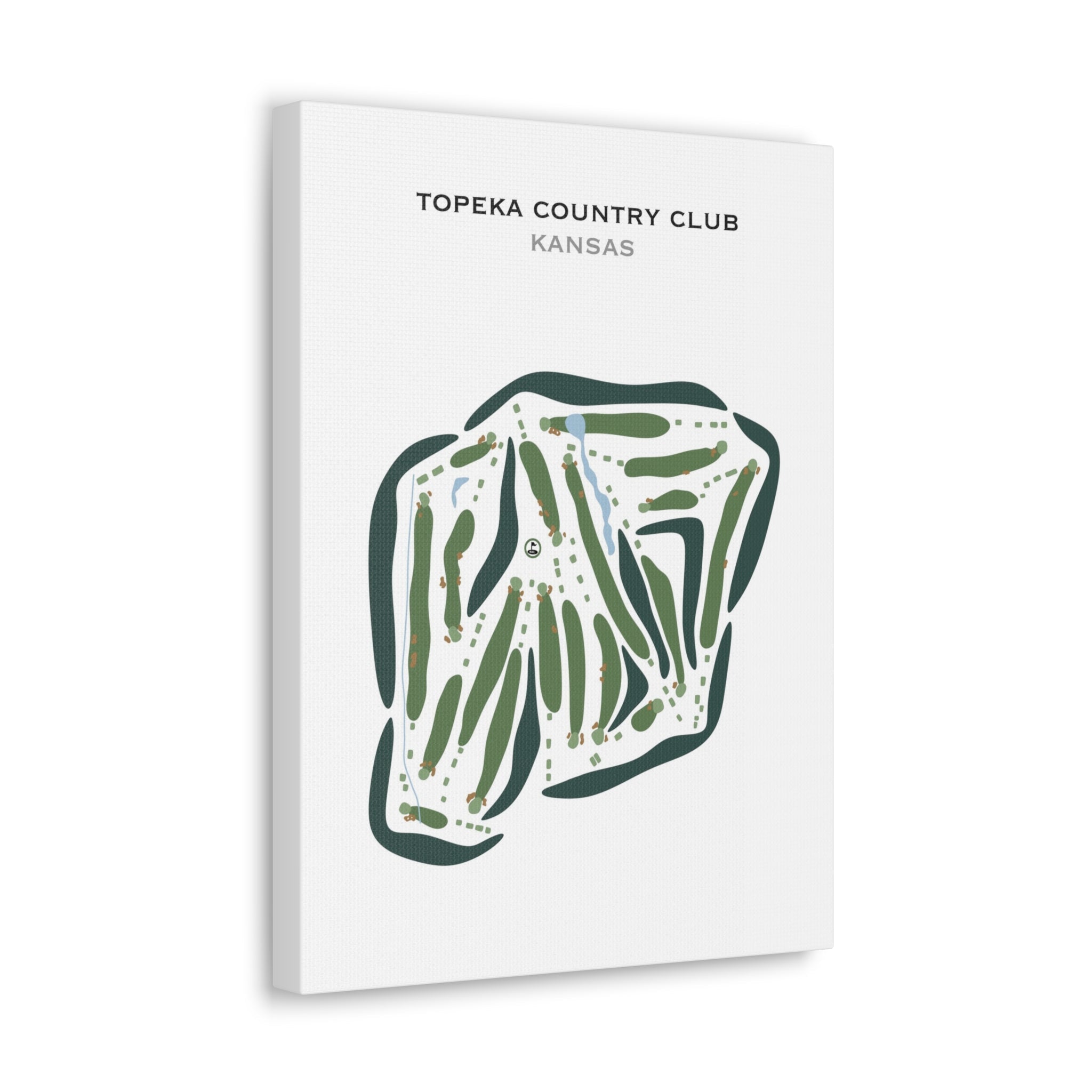 Topeka Country Club, Kansas - Printed Golf Courses