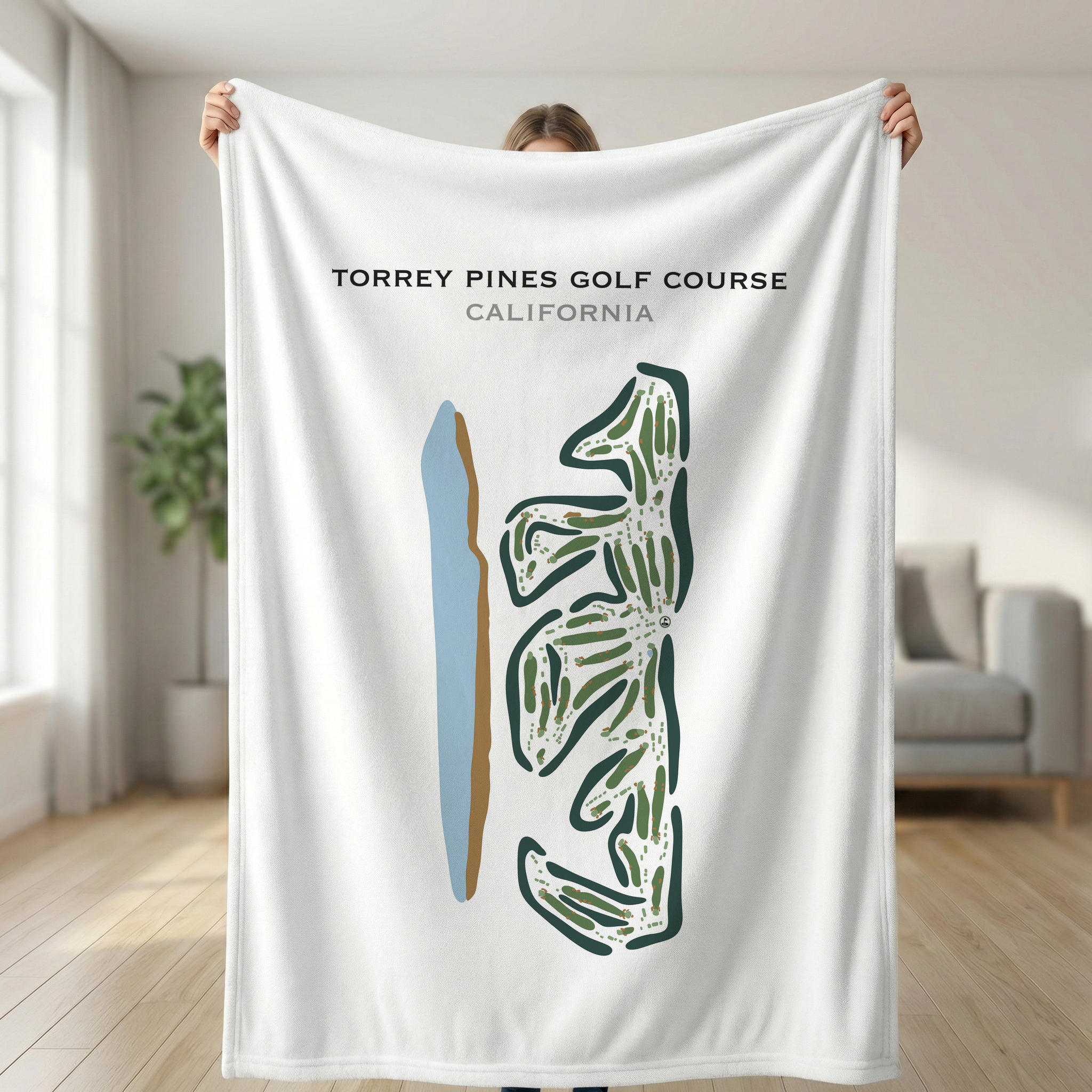 Torrey Pines Golf Course, California - Printed Golf Courses