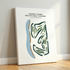 Torrey Pines South Course, California - Printed Golf Courses