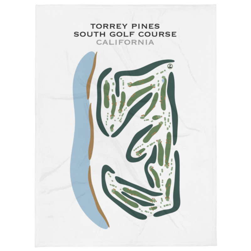 Torrey Pines South Course, California - Printed Golf Courses