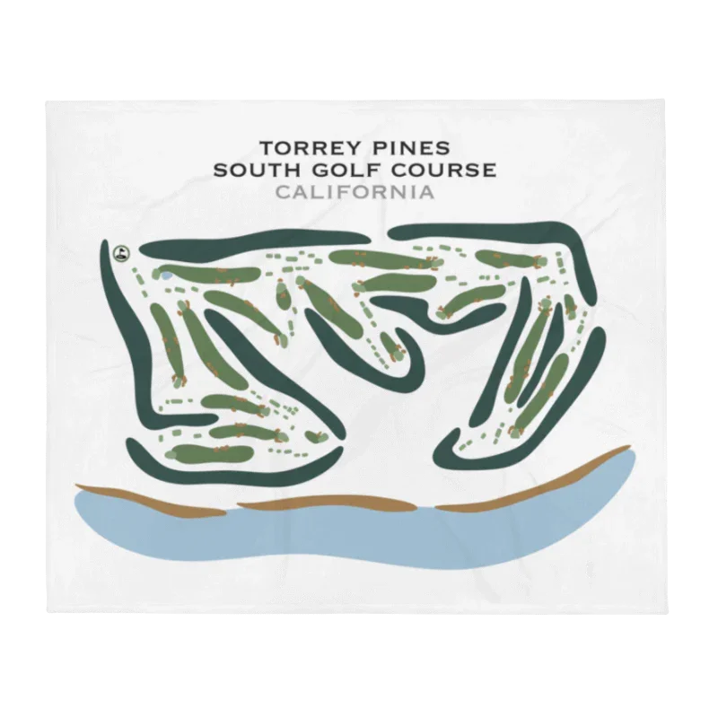 Torrey Pines South Course, California - Printed Golf Courses