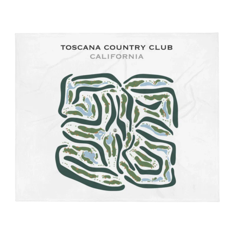 Toscana Country Club, California - Printed Golf Courses