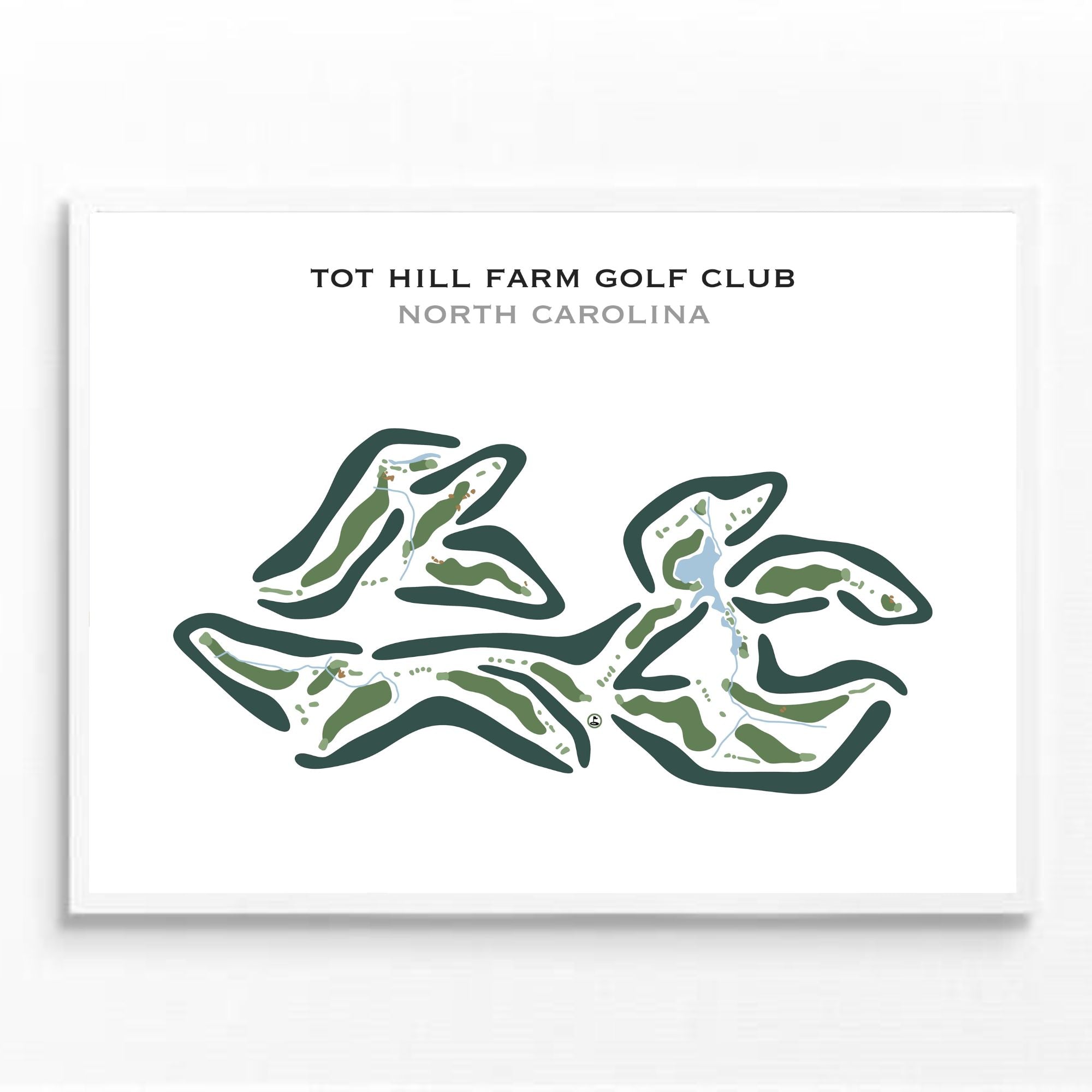 Tot Hill Farm Golf Club, North Carolina - Printed Golf Courses