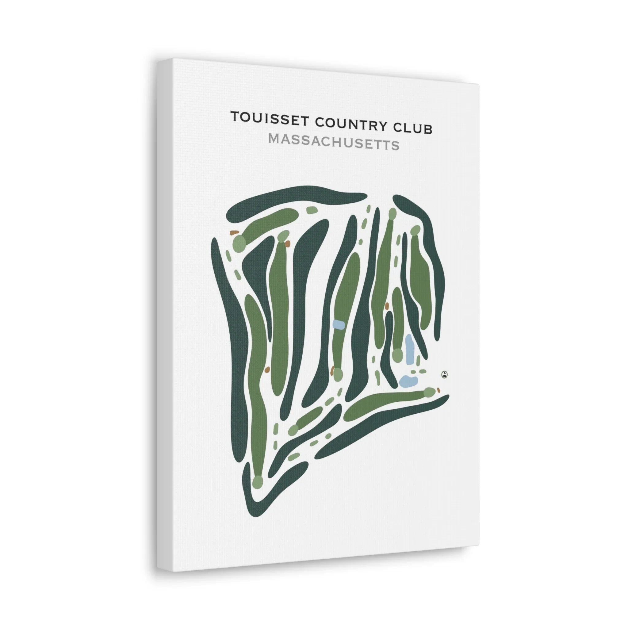 Touisset Country Club, Massachusetts - Printed Golf Course