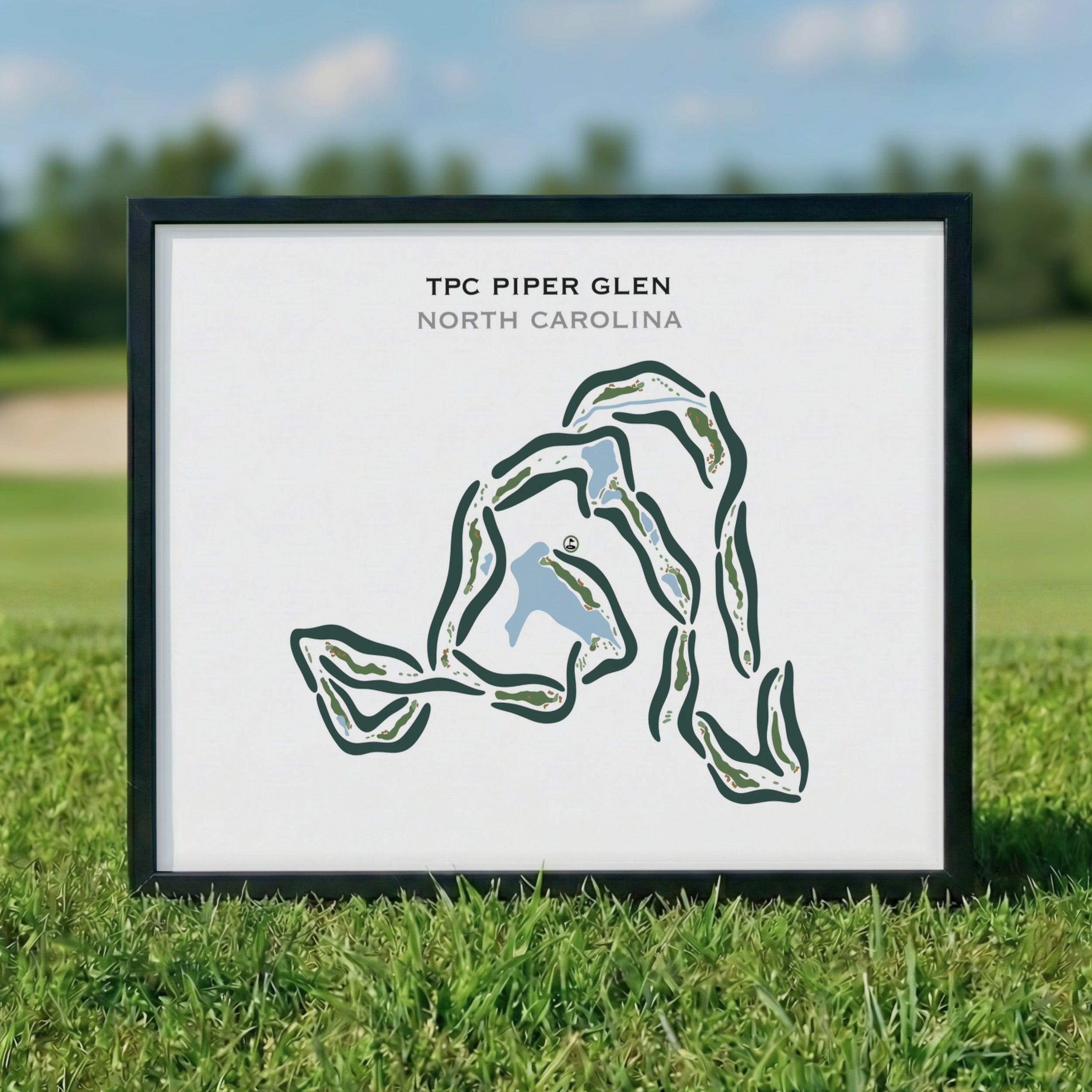 TPC Piper Glen, North Carolina - Printed Golf Courses