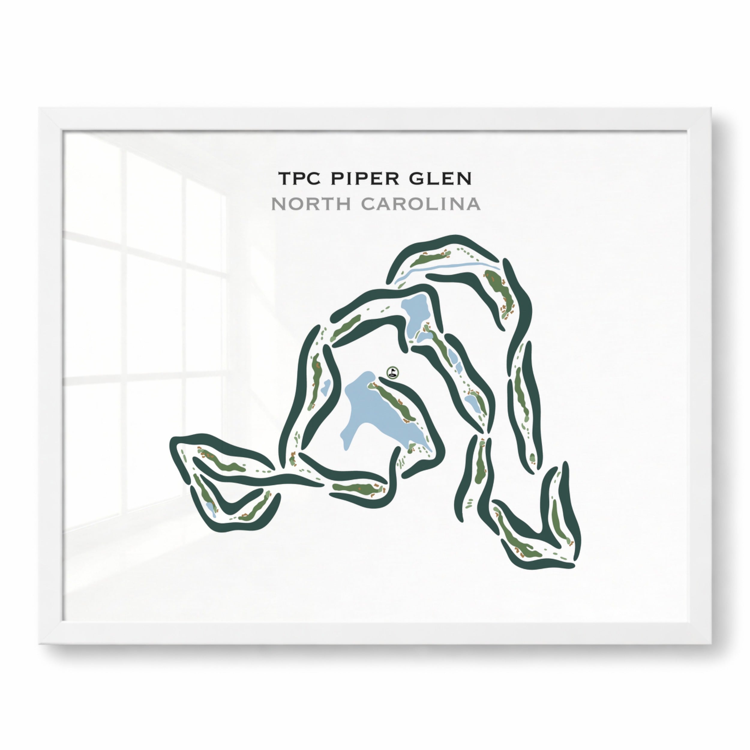 TPC Piper Glen, North Carolina - Printed Golf Courses