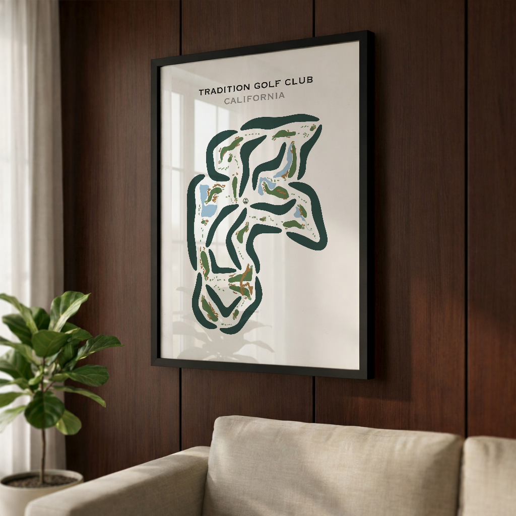 Tradition Golf Club, California - Printed Golf Courses