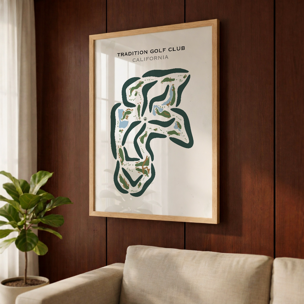 Tradition Golf Club, California - Printed Golf Courses