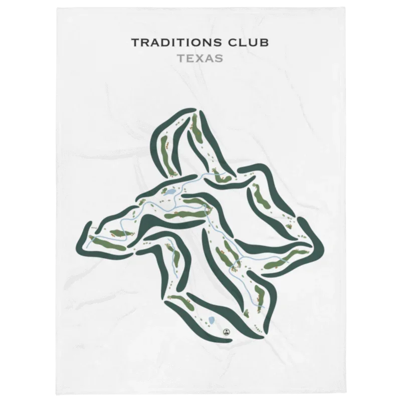 Traditions Club, Texas - Printed Golf Courses